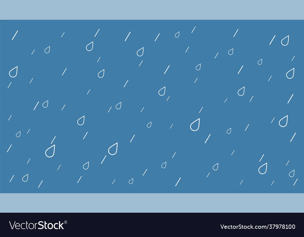 Rainfall background in line style