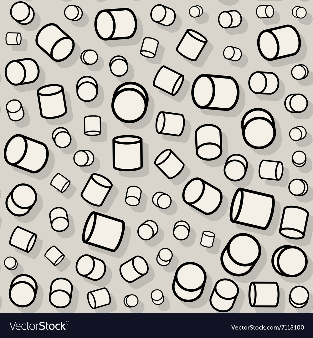 Rotating Cylinder Pattern - Random Jumble