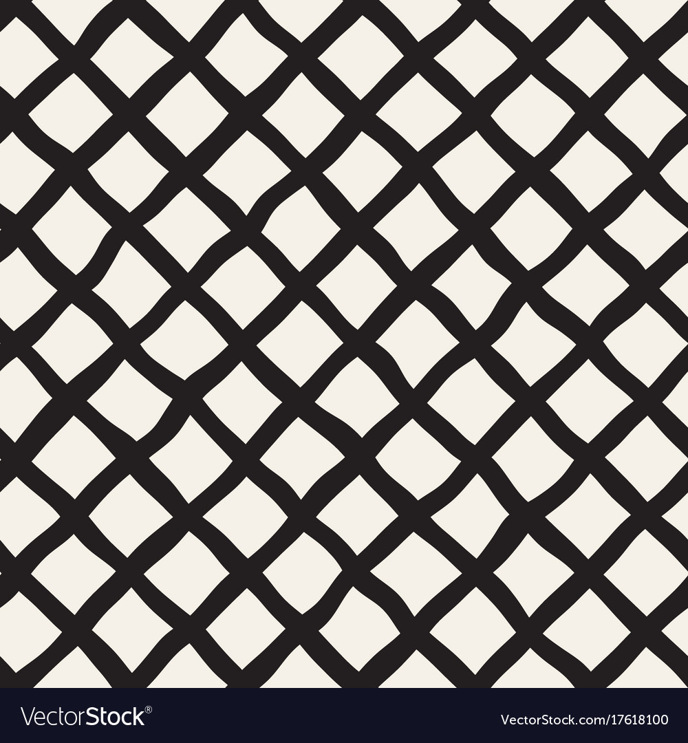 Seamless pattern with hand drawn waves abstract