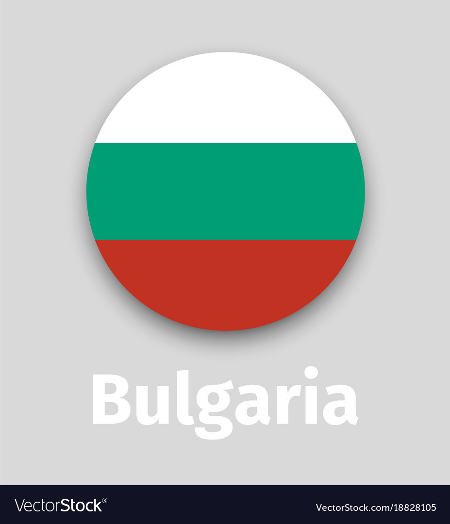 Bulgaria flag round icon