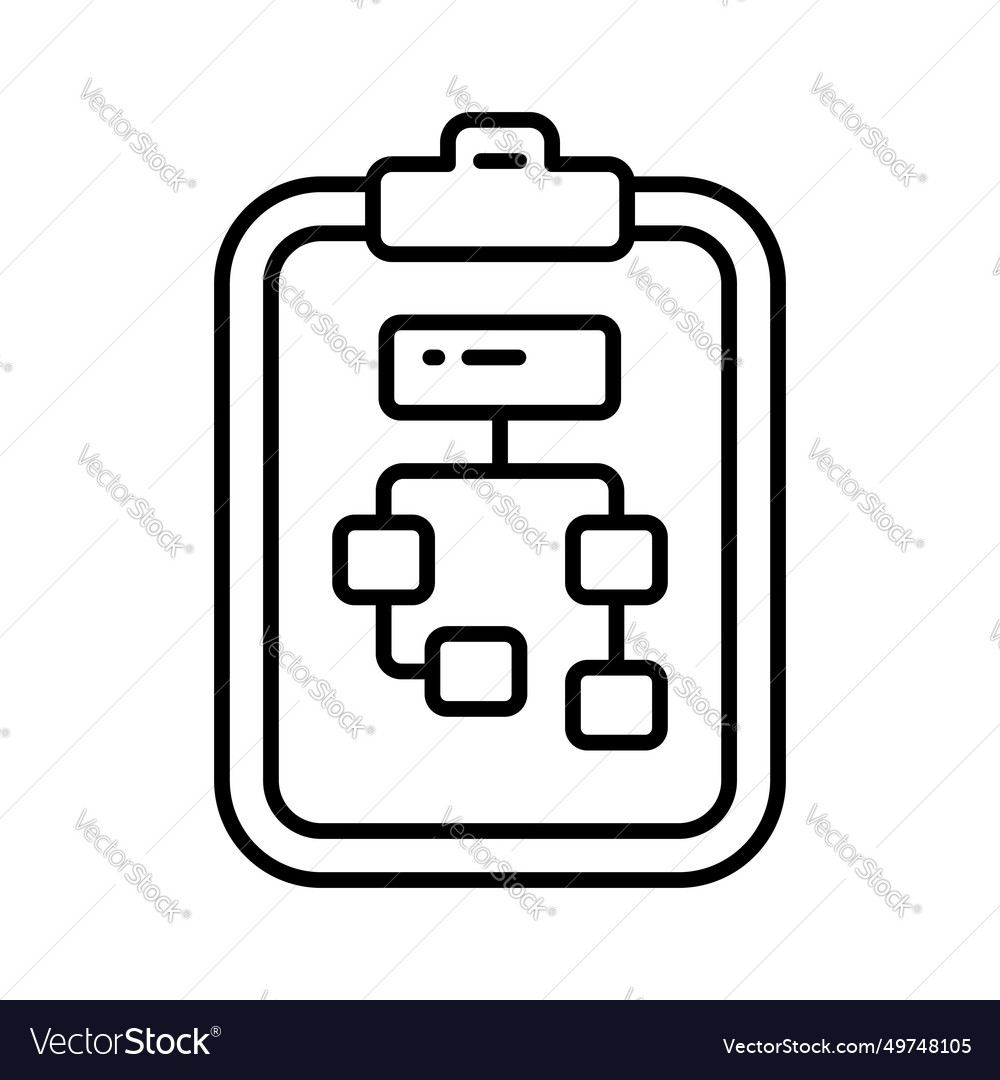Data flow chart design in modern style algorithm