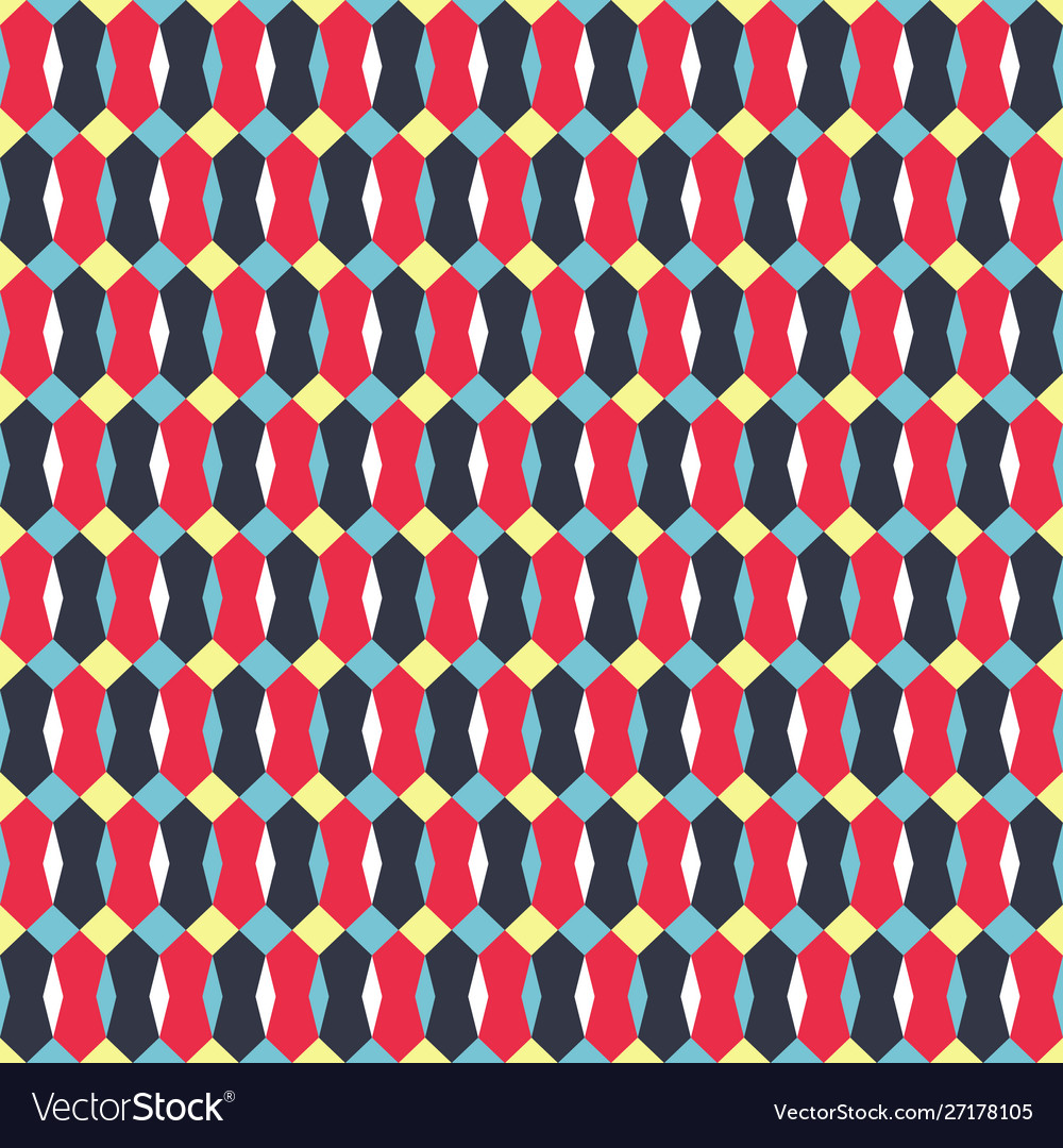 Geometric abstract color seamless pattern quality Vector Image Geometric abstract color seamless pattern quality