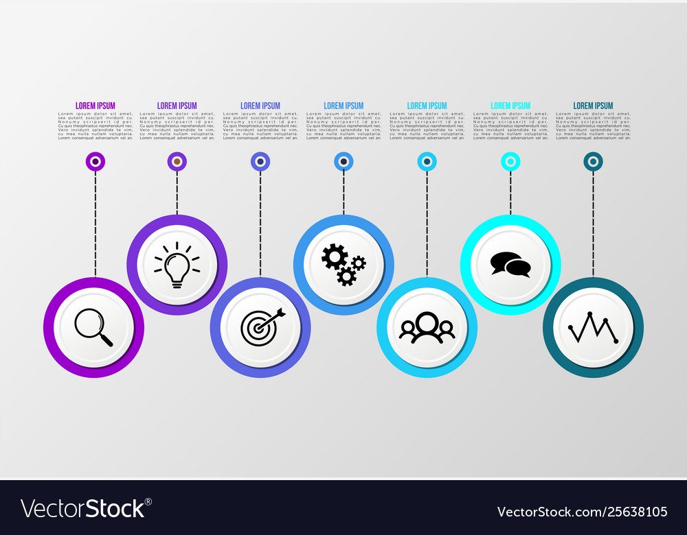 Infographic design template with options steps