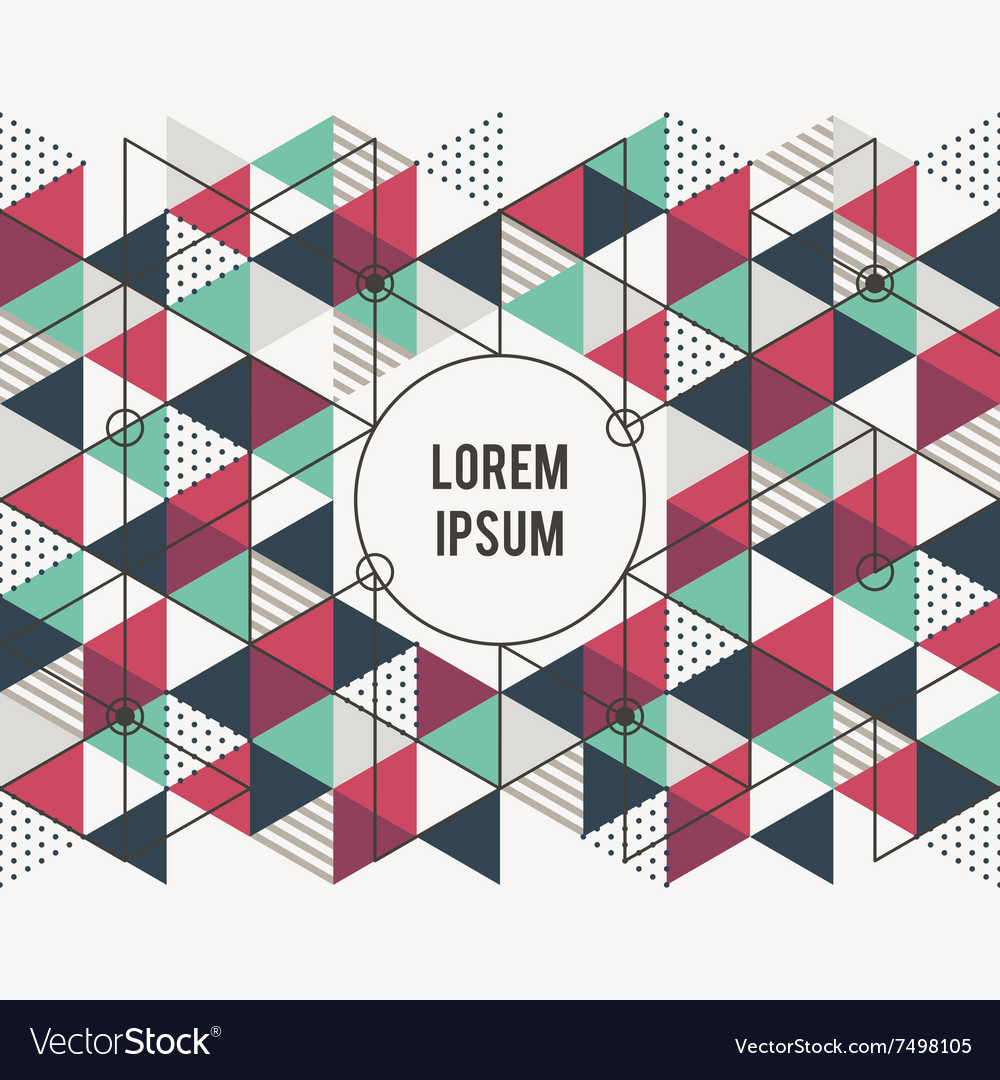 Modern Geometric Pattern Background