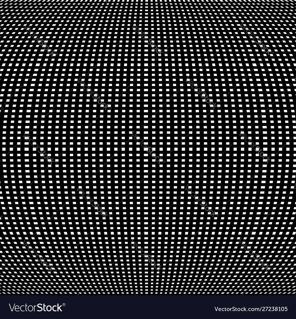 Spherical globe circular distort effect pattern