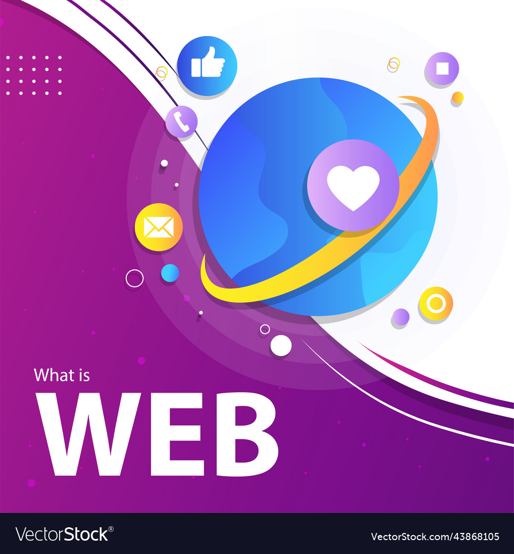 Template web banner modern design gradient stylish vector image Template web banner modern design gradient stylish