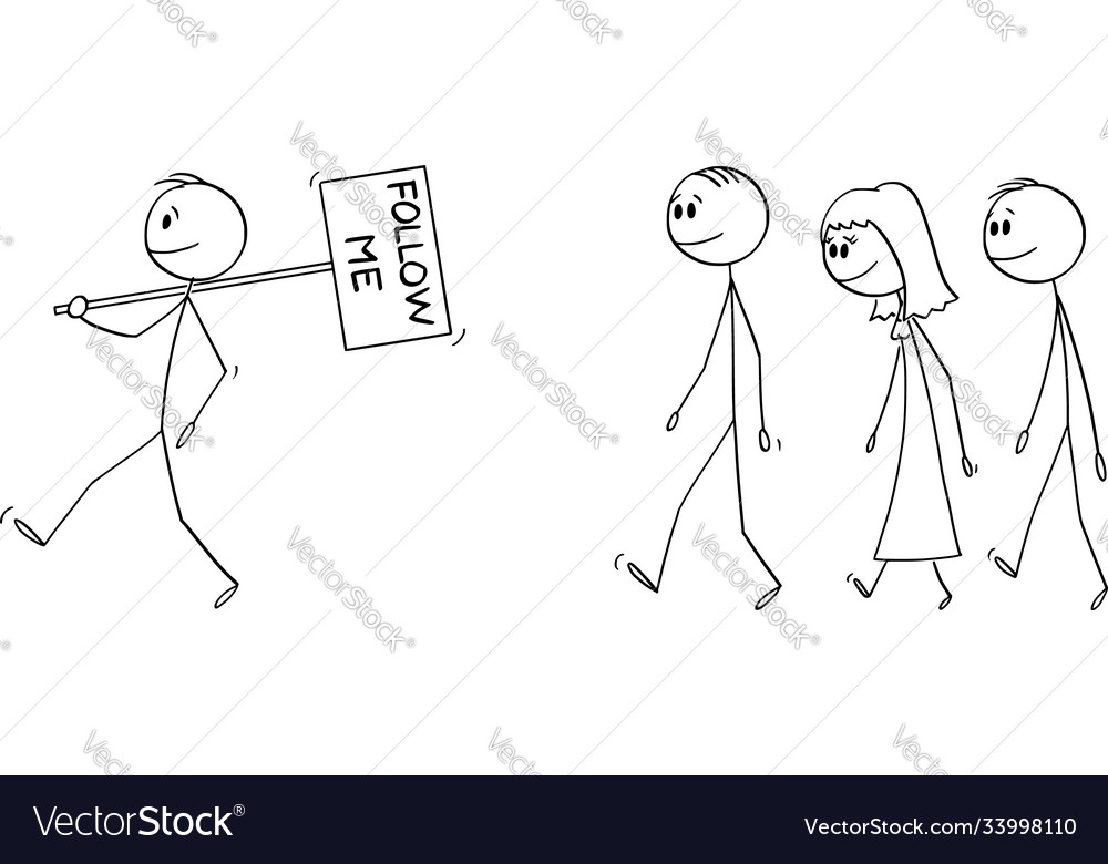 Cartoon man leader manager or businessman Vector Image Cartoon man leader manager or businessman Vector Image
