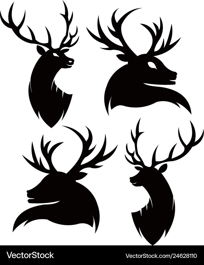 Deer and gunsight Royalty Free Vector Image - VectorStock