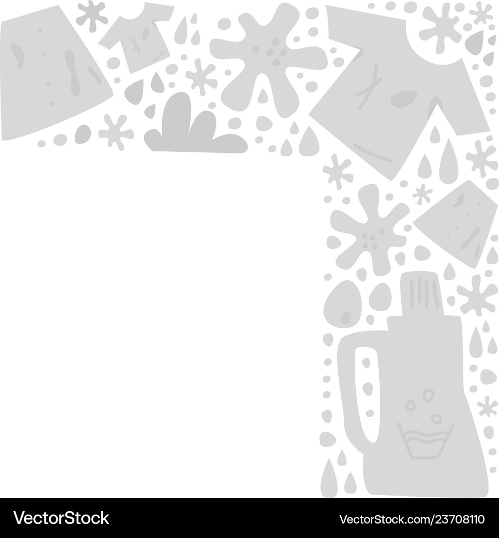 Gray border things there is a place for text Vector Image