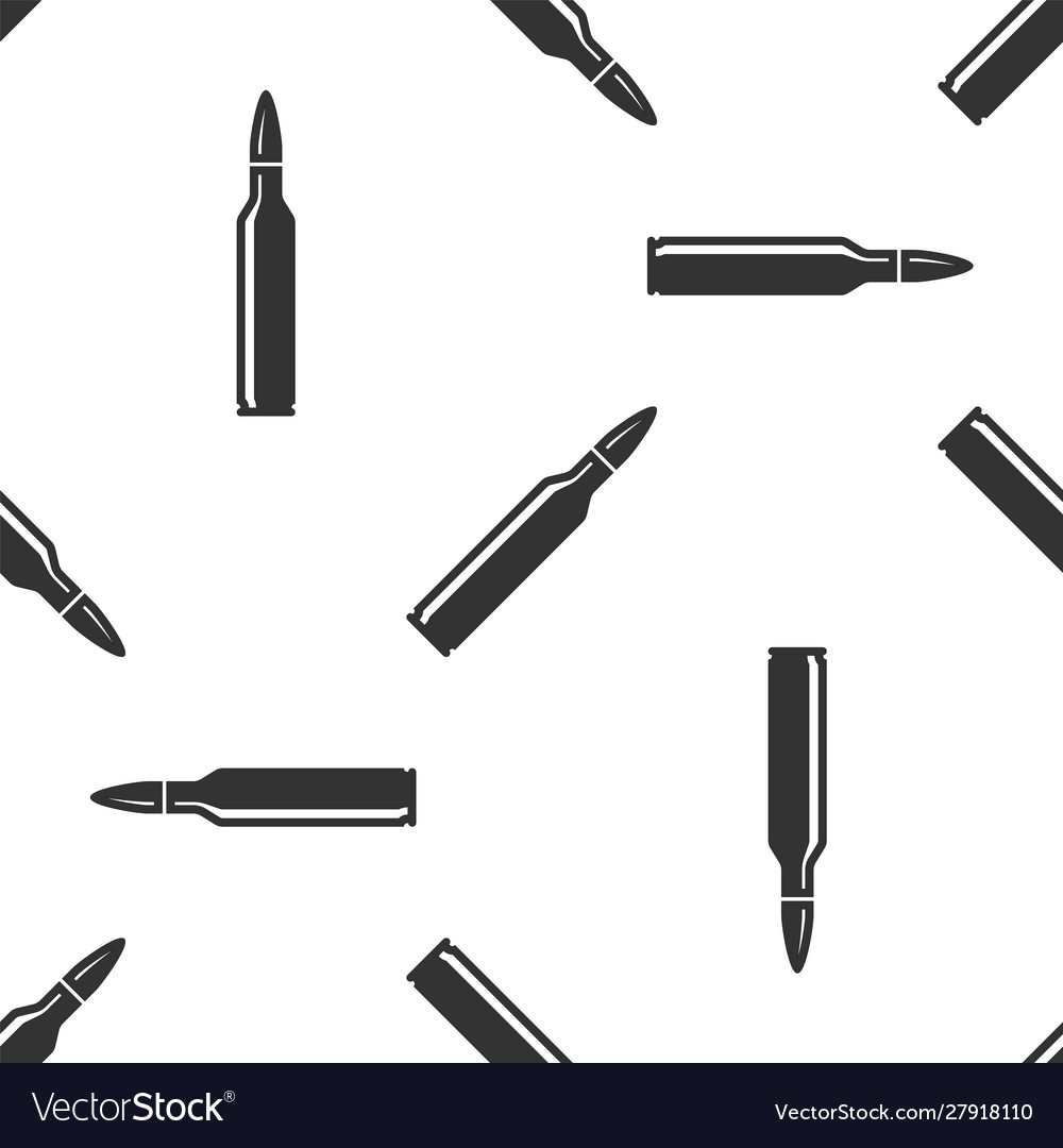 Grey bullet icon isolated seamless pattern