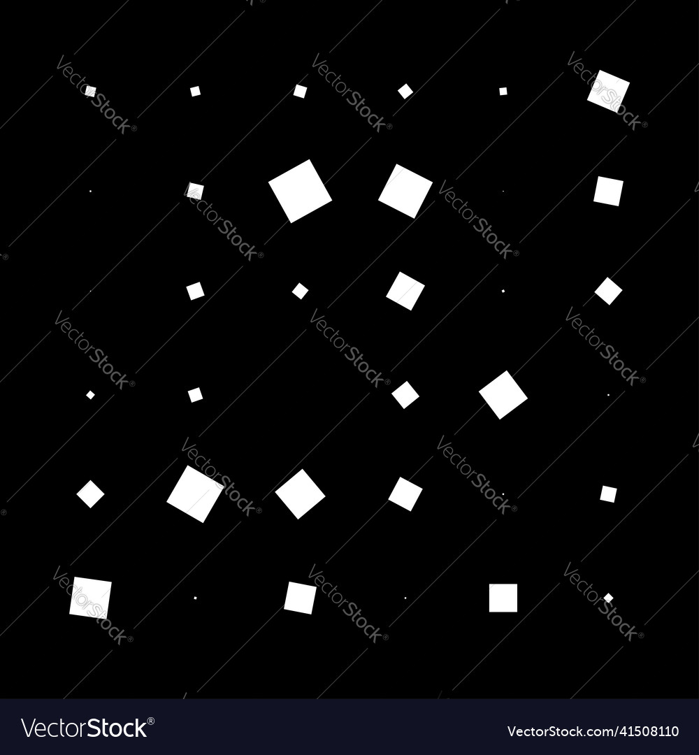 Grid mesh of random squares angular geometric