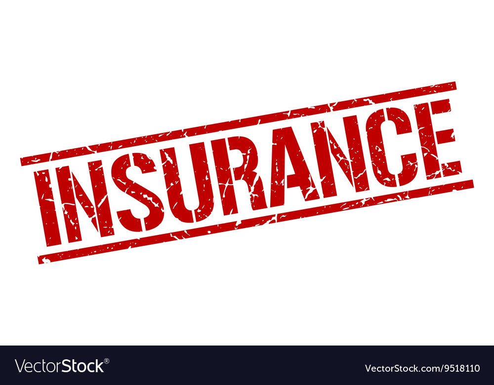 Insurance stamp Royalty Free Vector Image - VectorStock