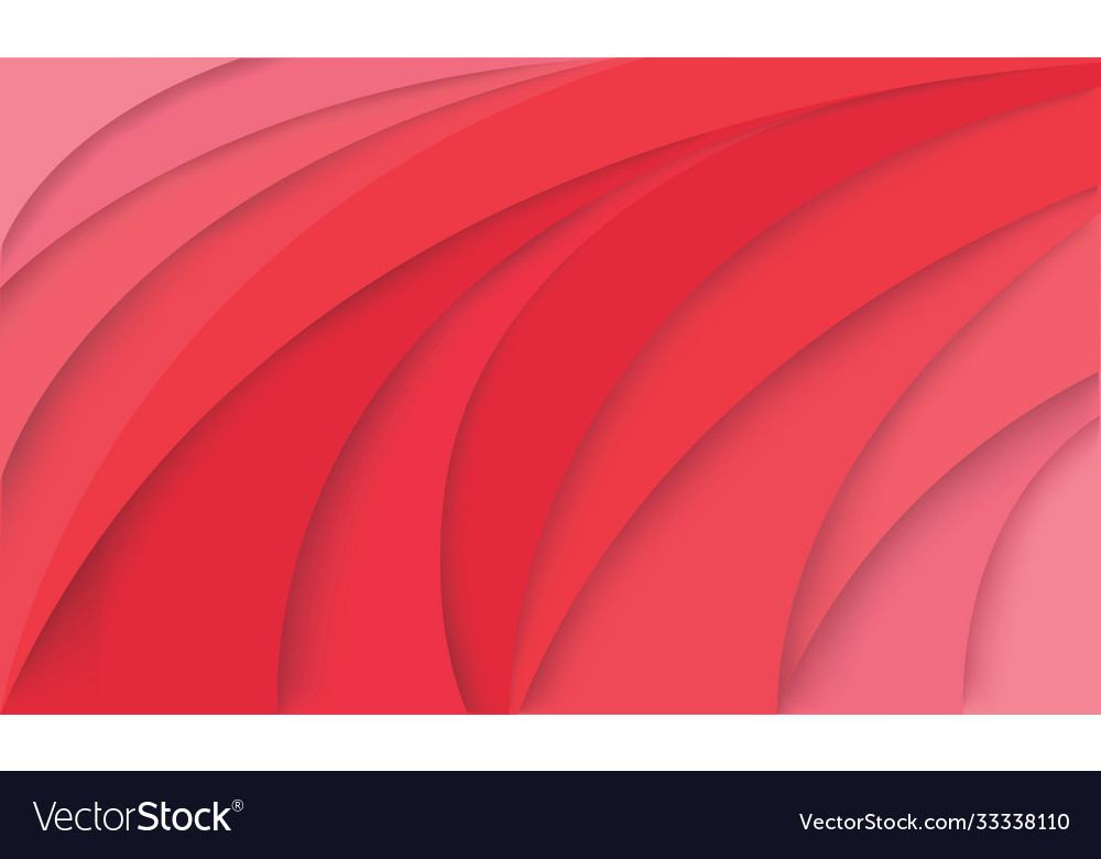 Pink curve template background vector image Pink curve template background
