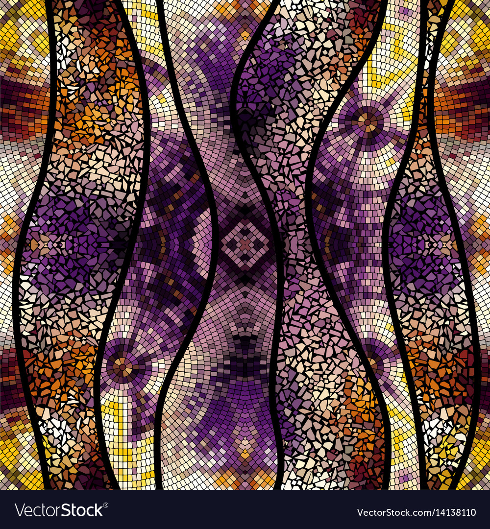 Seamless mosaic pattern