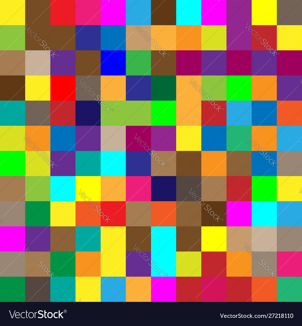 Seamless random squares mosaic tiles pixelated