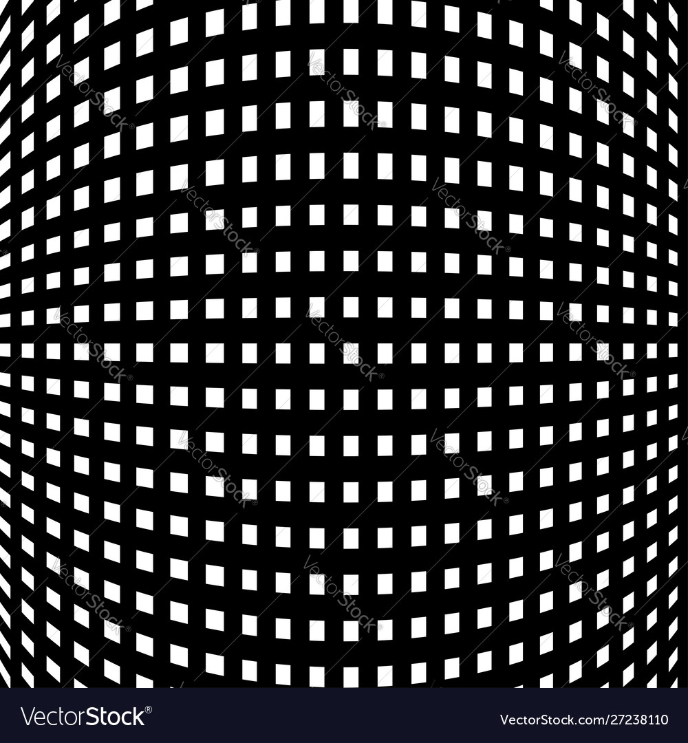 Spherical globe circular distort effect pattern Vector Image Spherical globe circular distort effect pattern