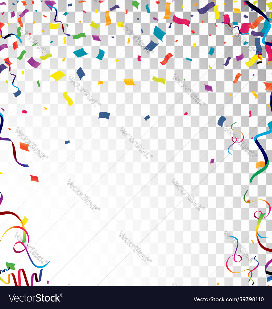 Template for happy birthday card with place Vector Image