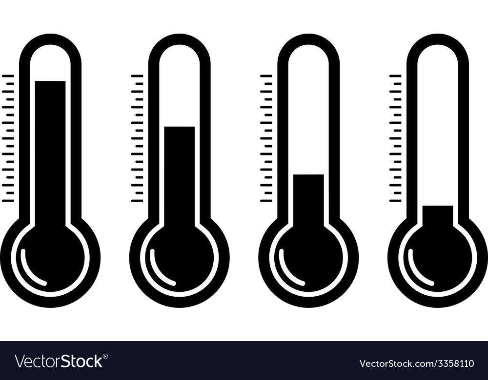 Thermometer Icons Set