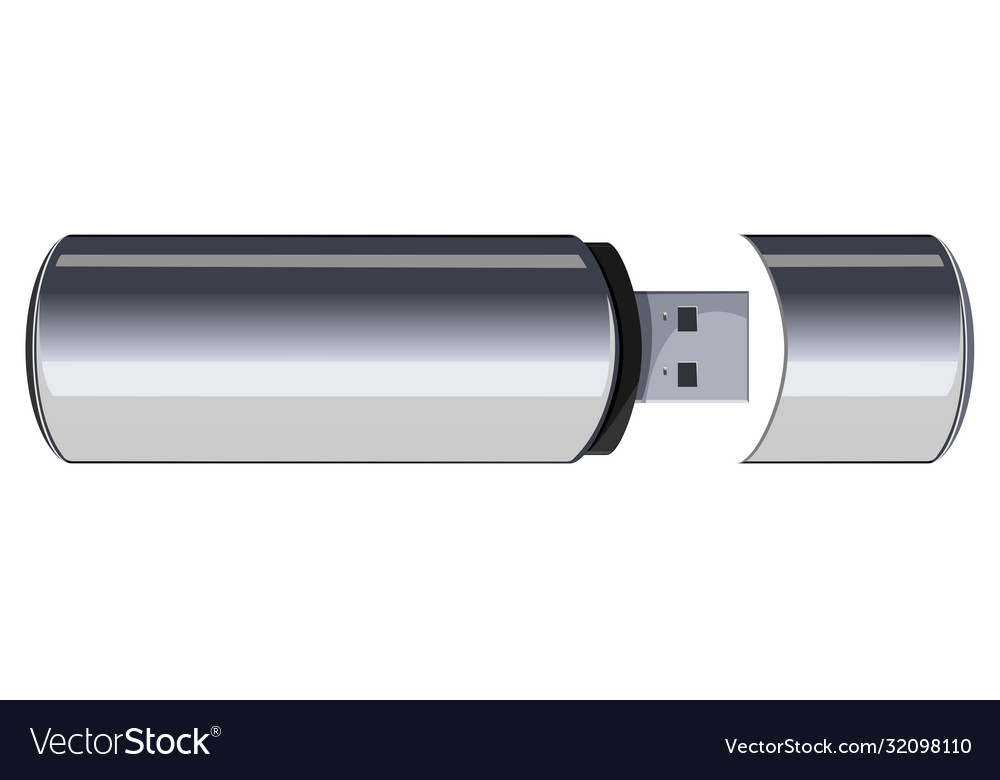Usb flash memory vector image Usb flash memory