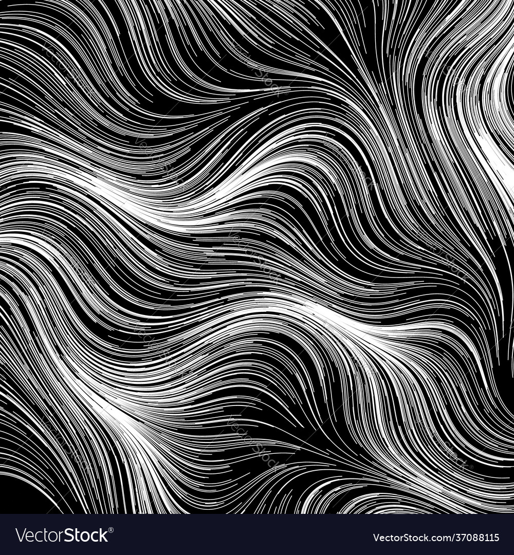 Abstract render random wavy curvy writhe lines