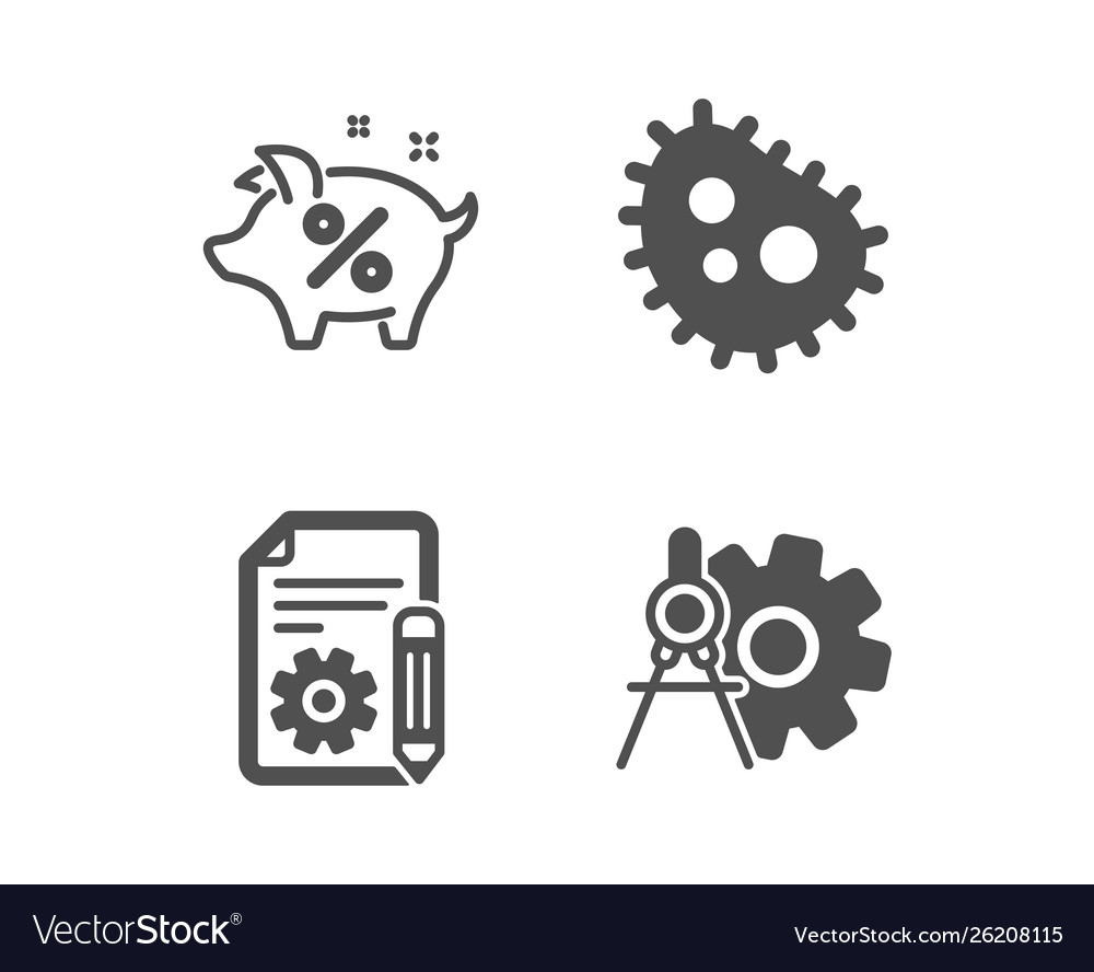 Documentation bacteria and loan percent icons