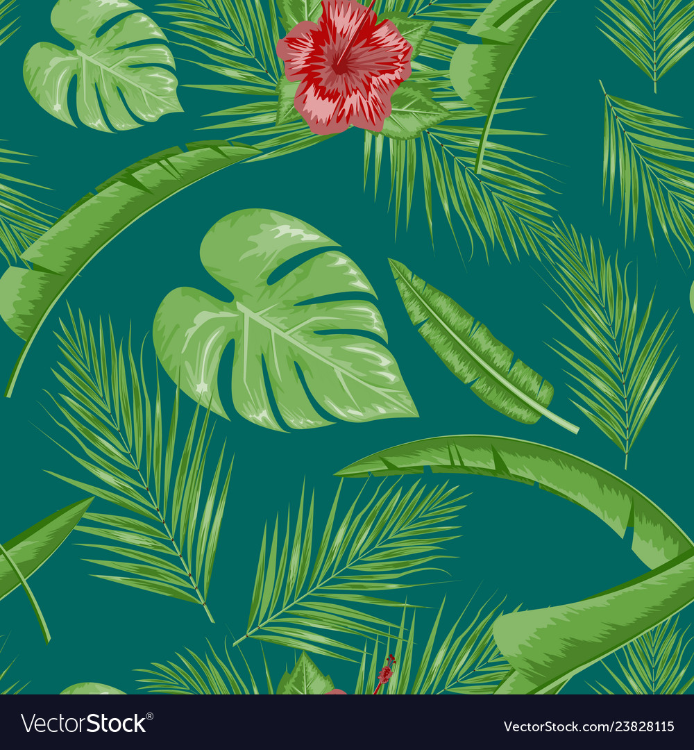 Exotic abstract jungle or tropical leaf