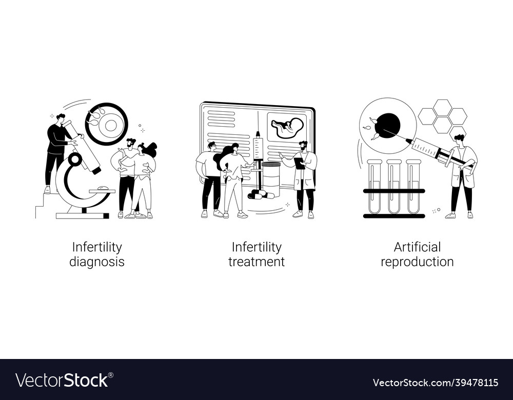 Fertility clinic abstract concept