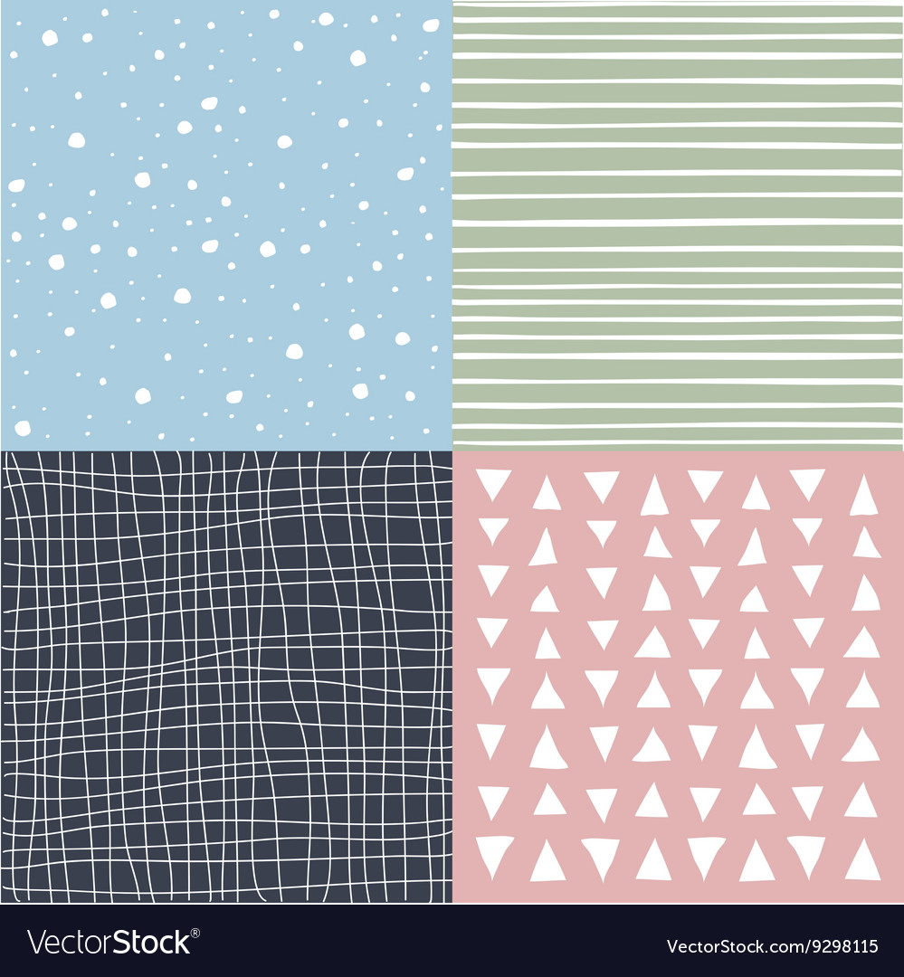 Set of seamless patterns