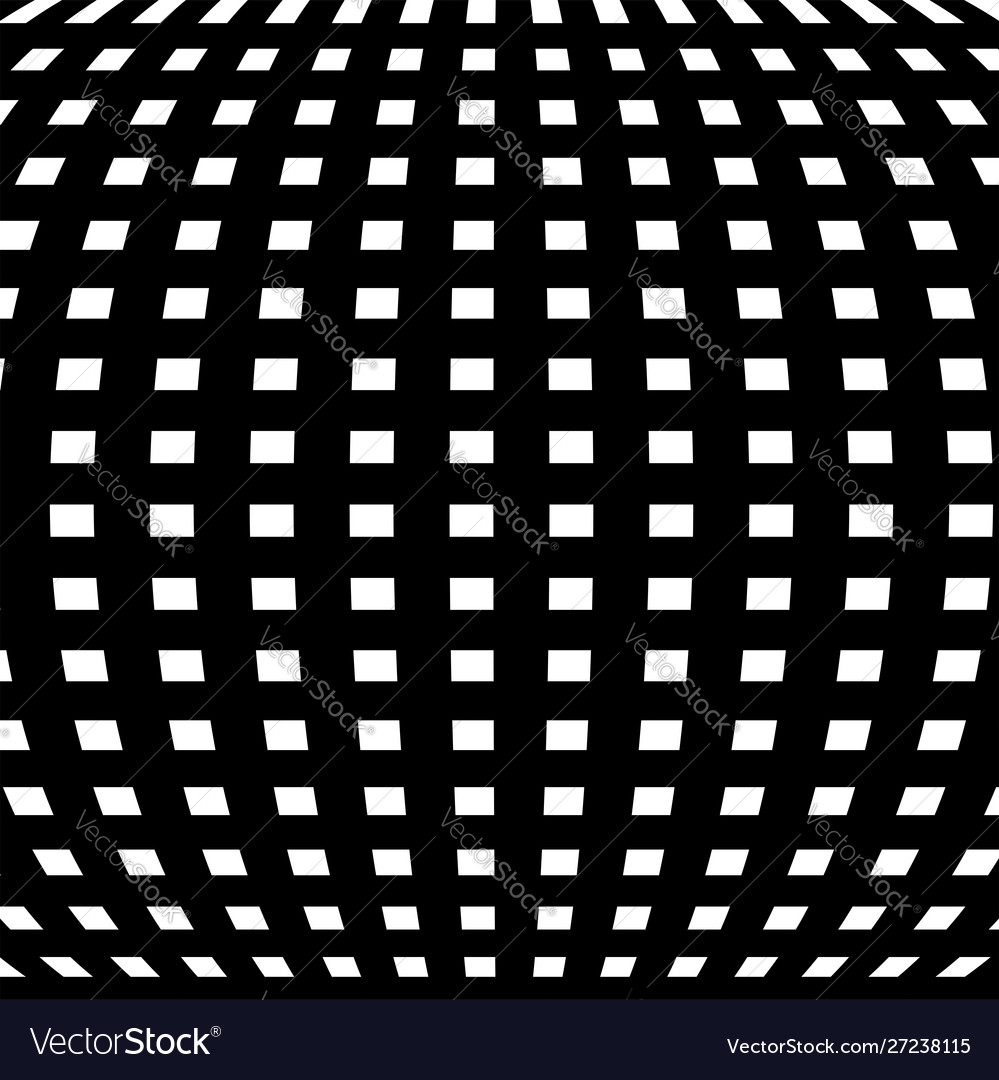Spherical globe circular distort effect pattern vector image Spherical globe circular distort effect pattern