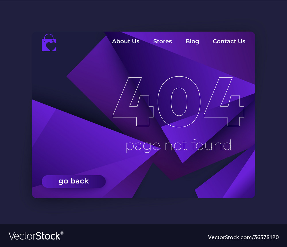 404 error page design for web