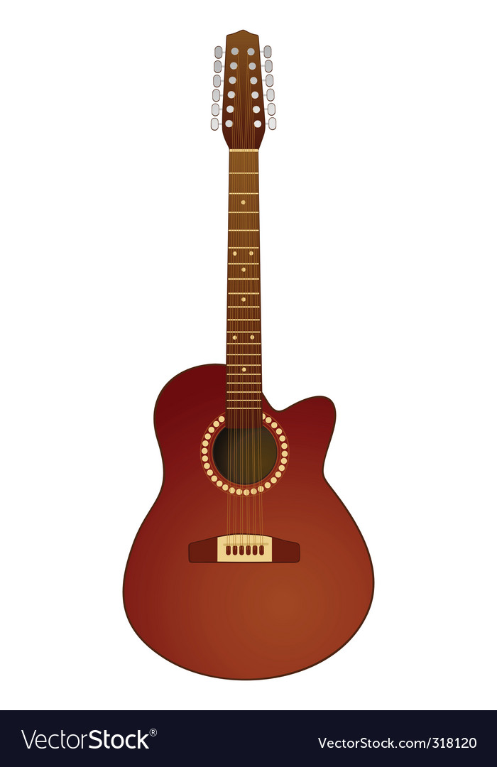 Guitar Royalty Free Vector Image - VectorStock