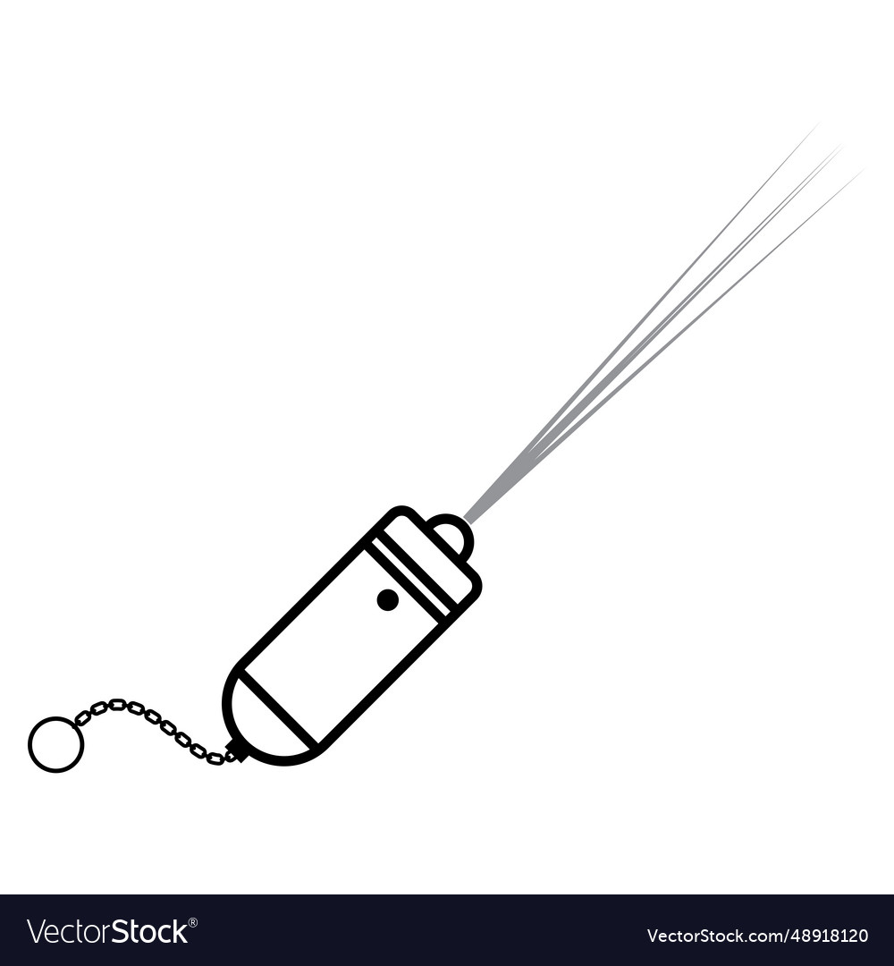 Laser pointer icon vector image Laser pointer icon