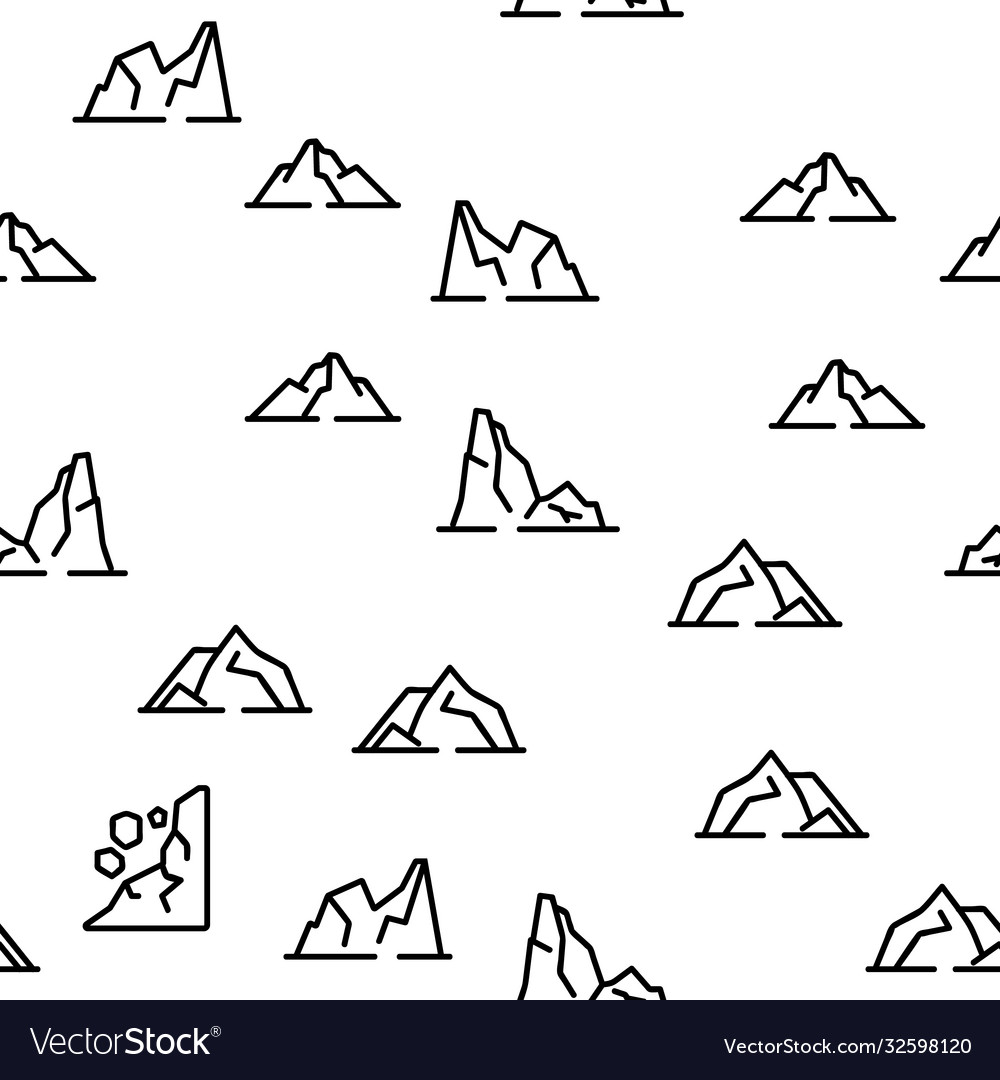 Ridge different form seamless pattern