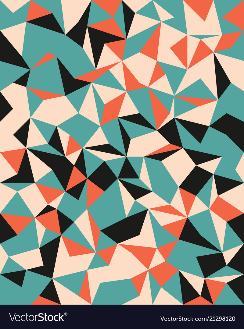 Seamless background from cells triangles vector image Seamless background from cells triangles