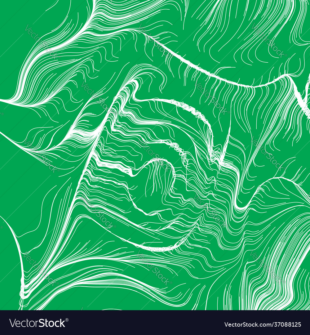 Abstract colorful render random wavy curvy vector image Abstract colorful render random wavy curvy