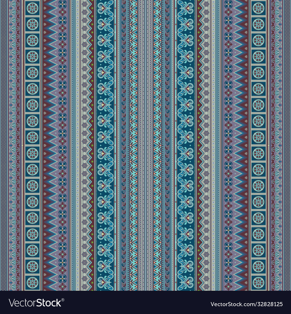 Abstract ethnic stripe pattern background vector image Abstract ethnic stripe pattern background