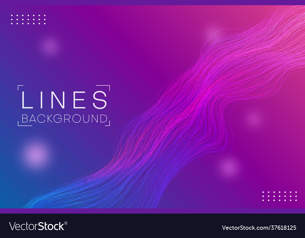 Abstract lines background vector image Abstract lines background