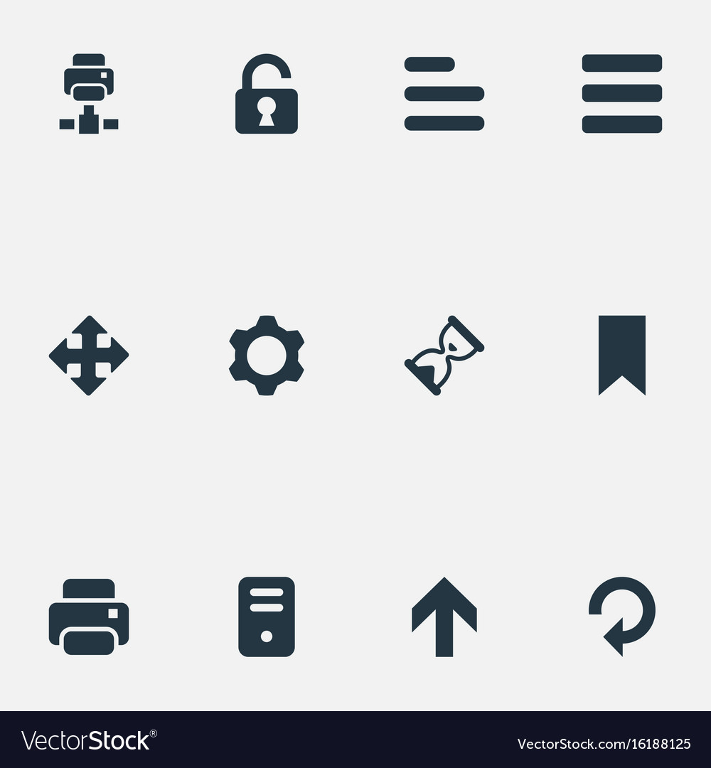 App Icons - Set of Simple Elements