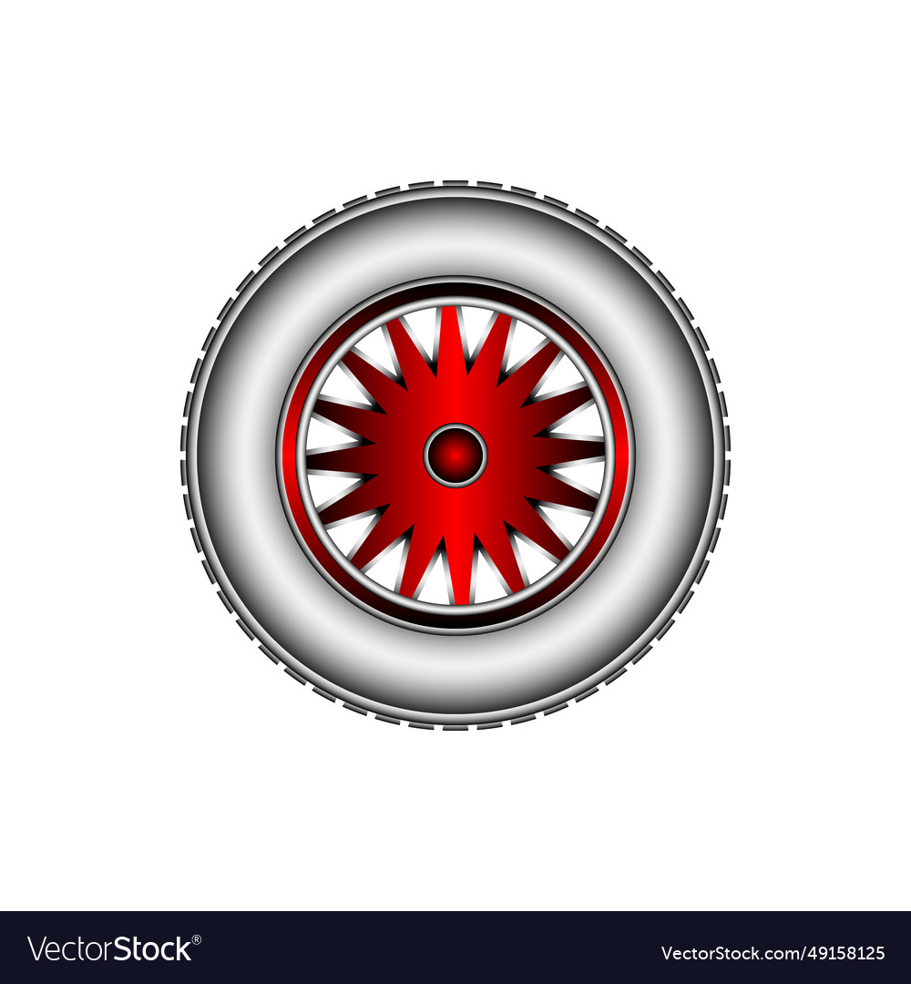 Car wheel icon