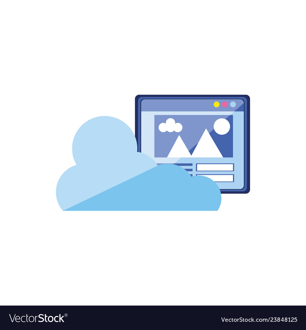 Cloud computing with web page