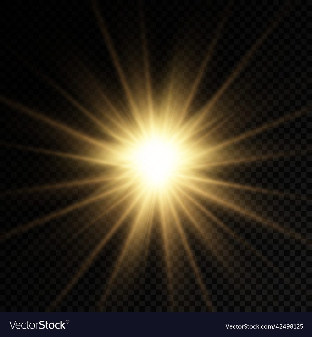 Glow hell Licht Stern gelb Sonnenstrahlen Sonnenschein