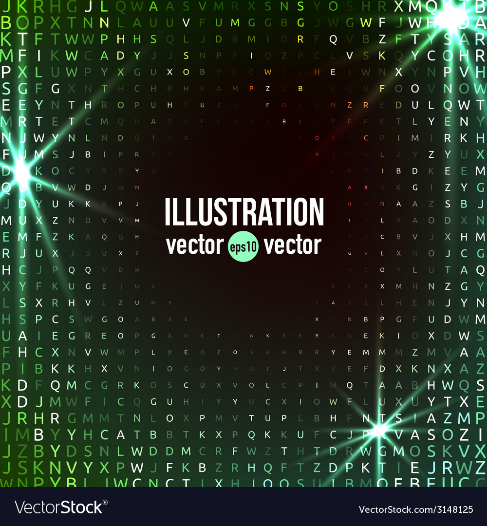Halftone background for text template
