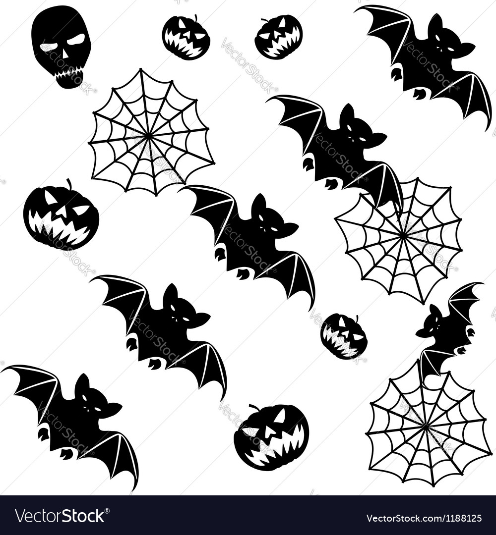 Halloween seamless background