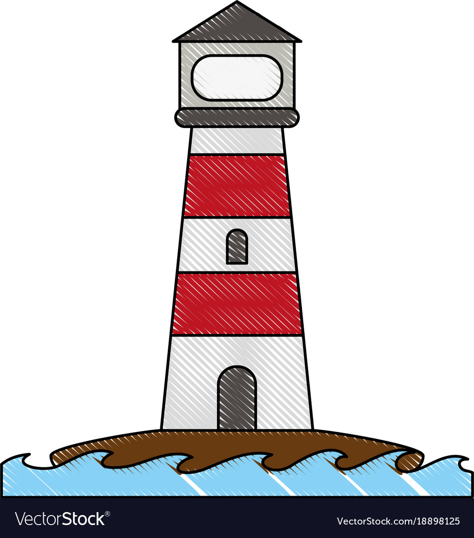 Lighthouse navigation symbol