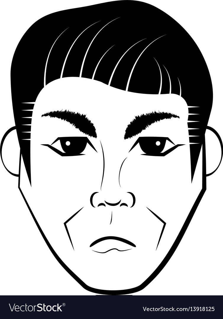 Man character posture line