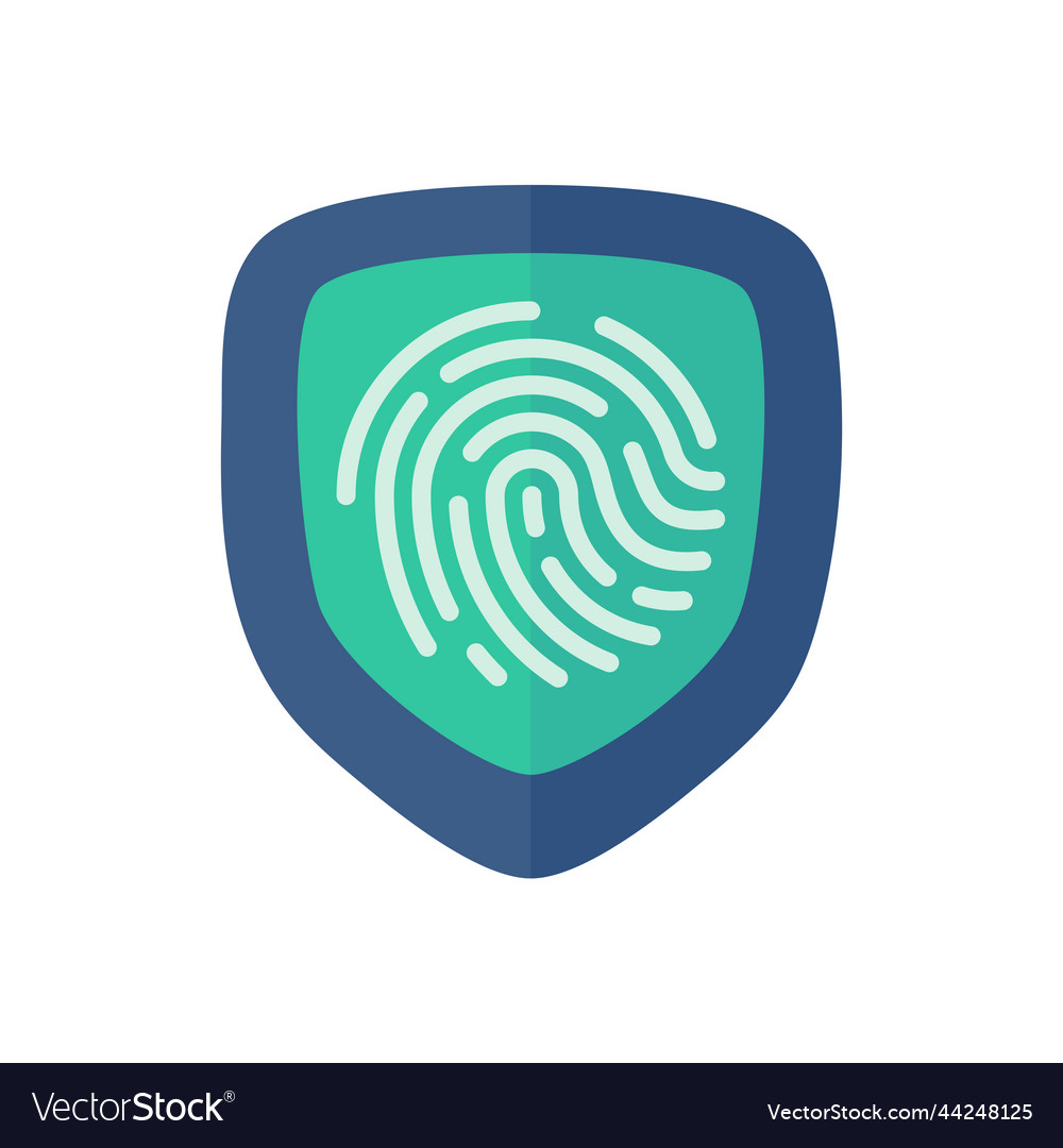 Shield data protection status a check mark vector image Shield data protection status a check mark