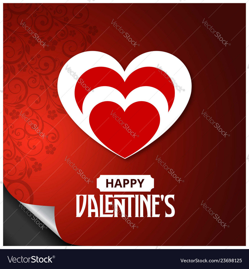 Valentines day background with icon set pattern
