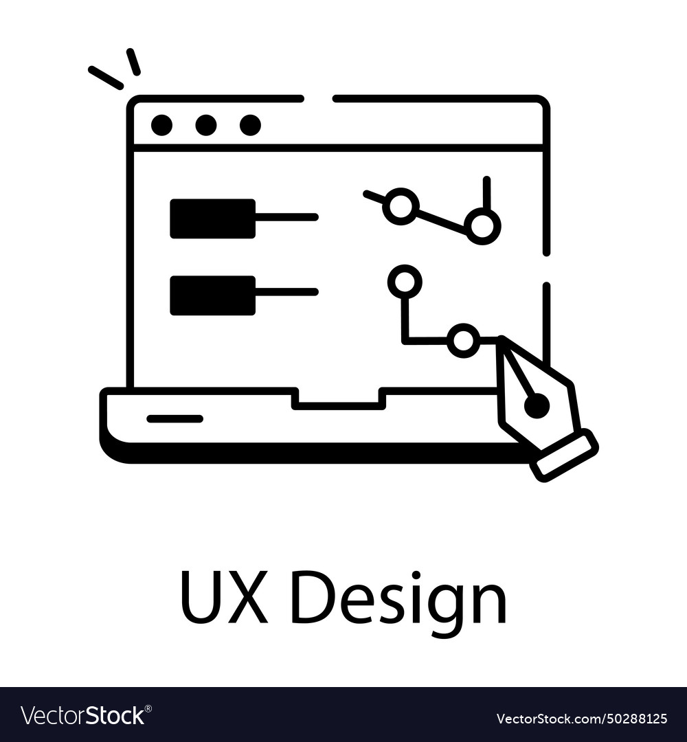 Web development linear icon