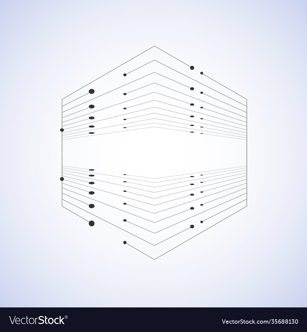 Abstract background hexagons pattern vector image Abstract background hexagons pattern