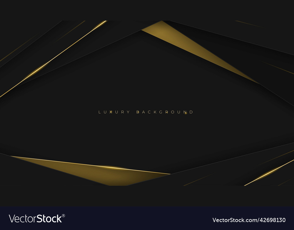 Black background design in geometric abstract Vector Image